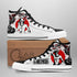 Portgas Ace High Top -kengät Custom Anime OP -lenkkarit Japan Style